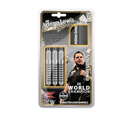 18g ADRIAN LEWIS SILVER JACKPOT DARTS SET - 1