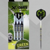 25g MICHAEL VAN GERWEN MVG grun DEMOLISHER TUNGSTEN DARTS SET - 1