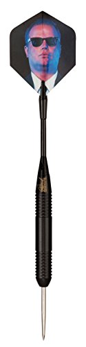 26g RAYMOND VAN BARNEVELD schwarz BRASS DARTS SET UNICORN - 1