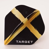 3 x SETS TARGET CHIZZY DAVE CHISNALL GOLD-SCHWARZE DARTS FLIGHTS - 1