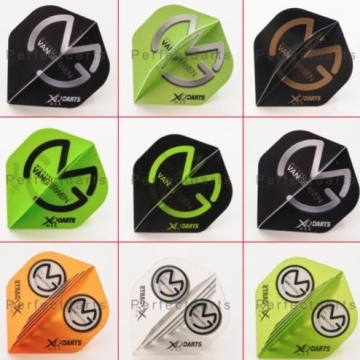 5 x gemischt Sets of Michael Van Gerwen Dart Flights Standard Form - 1