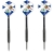 Black Star Steel Dart Pfeile mit Gary Anderson Flights Darts - 2