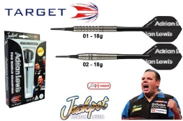 Darts TARGET Adrian Lewis Natur 90% Tungsten Softdarts 18g - 1