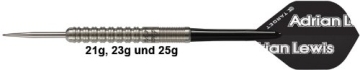 Darts TARGET Adrian Lewis Natur 90% Tungsten Steeldarts 23g - 2