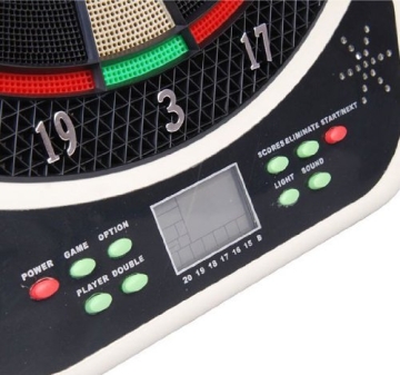 Elektronische Dartscheibe Dartboard Dartscheibe als Geschenk NEU 63 - 5