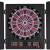 Elektronische Dartscheibe Dartona CB160 Cabinett - Turnierscheibe mit 33 Spielen und über 160 Varianten - 1