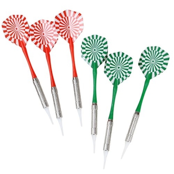 Elektronische Dartscheibe elektronisches Dartboard Darts Dartsport in drei verschiedenen Farben inkl. 6 Dartpfeilen - 5