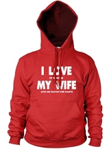 I love it when MY WIFE let me Armbanduhr die Darts Hoodie - 1