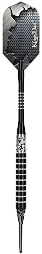 Kings Dart Dartpfeil "Black Torpedo" 16 g, 3er Set, in Darttasche, 16 g, in Darttasche - 1