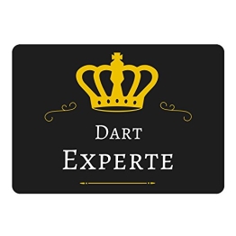 Mousepad Dart Experte schwarz - 1