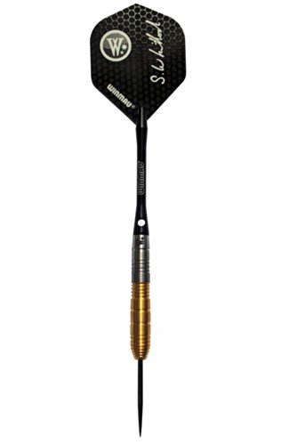 Simon Whitlock Steeldarts 24 Karat Gold Plated in 24g + 1 Satz McDart® Flights - 1