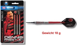 Softdart Winmau "DENNIS PRIESTLEY" 18gr Ein vom mehrmaligen Weltmeister Dennies Priestley speziell entwickelter Softdart mit Originalsignatur auf dem Fly. - 1