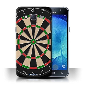 Stuff4 Hülle / Hülle für Samsung Galaxy J5/J500 / Darts/Dartpfeile Muster / Spiele Kollektion - 1