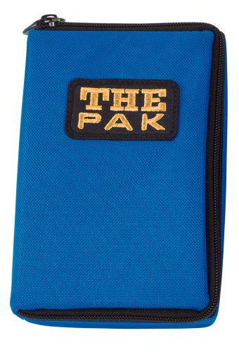 THE PAK strapazierfähige schwarze Nylon-Tasche für 1-2 Sets montierter Darts und zusätzlichen Fächern für Flys und Ersatzschäfte. 802301 - 2