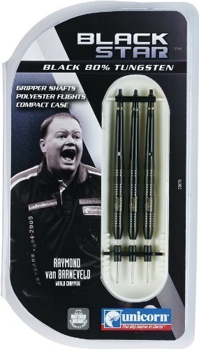 Unicorn Dart Set Black Star Raymond Van Barneveld, 07196 - 2