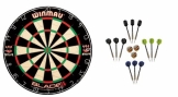 Winmau Blade 4 Dartboard + 12 McDart Steeldarts (12 Steeldarts) - 1