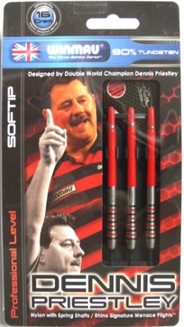 Winmau Dartpfeile Set Dennis Priestley 16 gRamm - 1
