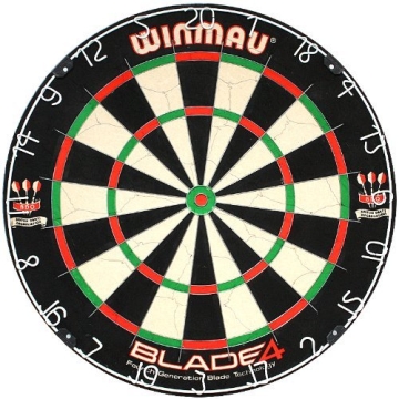 Winmau Steeldartboard Blade IV, beige/schwarz, 3006 - 1